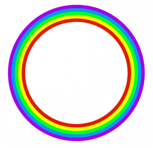 虹色の輪