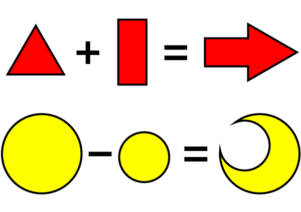 基本図形の組み合わせ